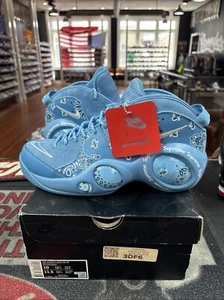 Size 10 - Nike Supreme x Air Zoom Flight 95 SP University Blue Lightly Worn - Picture 1 of 7