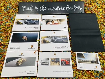 ⭕️ 2017 PPORSCHE 911 CARRERA 911 S 4 4S TARGA ВЛАДЕЛЬЦЫ РУЧНОЙ НАБОР КУПЕ КАБРИОЛЕТ - Изображение 1 из 4