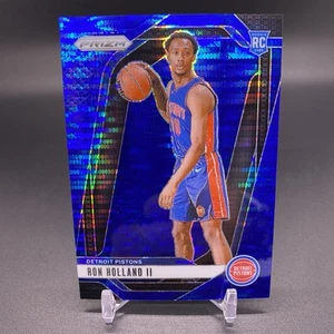 #/99! 🚨2024-25 Panini Prizm Ron Holland II RC Detroit Pistons Blue Rookie #269 - Picture 1 of 2