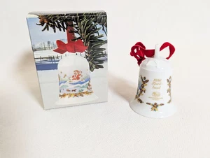 🎄 Hutschenreuther Weihnachtsglöckchen 1986 🛎 „Fjordland“ OVP - Bild 1 von 8