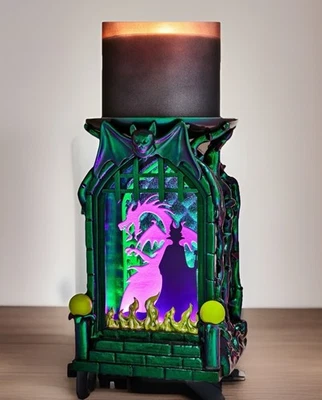 Bath & Body Works Maleficent Shadowbox Pedestal Disney Villains Collection 2025 - Image 1 of 2