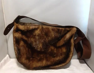 LULU Faux Fur Shoulder Handbag Purse - Picture 1 of 11