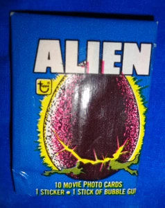 1979 Topps Alien Wax Pack Factory Sealed as pictured  Gum Intact - Picture 1 of 3