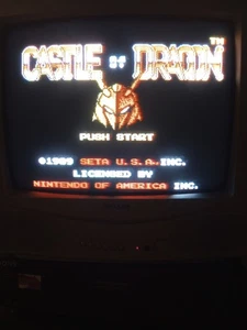 Nintendo NES Rare! Castle Of Dragon Instruction Booklet Comes With Dust Cover - Picture 1 of 10