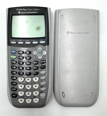 Texas Instruments TI-84 Plus Silver Edition Graphing Calculator - TESTED *READ* - Image 1 of 4