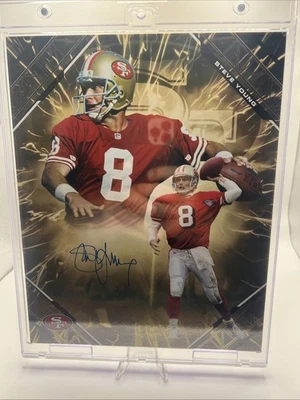 Steve Young Fanatics Underwraps Emanate 49ers Auto Gold 8x10 26/50 Autógrafo Foto 1 de 3