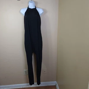 Skims Jelly Sheer Halter Full Bodysuit in Onyx Size 4X - Picture 1 of 10