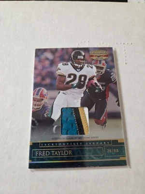 2007 Donruss Gridiron Gear - Fred Taylor #84 Jersey Card - Image 1 of 2