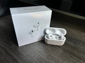 Étui de chargement sans fil MagSafe AirPods Pro 2ème génération, blanc - Photo 1 sur 2