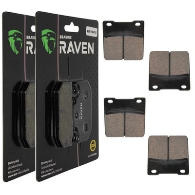 2 Kit plaquettes frein Av Ga et Av Dr Pour Honda CB 750 Nighthawk  de 1980 à Nc - Photo 1/3