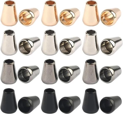 Bouchon de Cordon en Metal 40 Pièces Serrures de Cordon Corde Verrouiller  - Photo 1/4