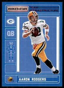 2016 Panini Rookies & Stars Team Infrastructure #4 Aaron Rodgers Packers Insert - Picture 1 of 2
