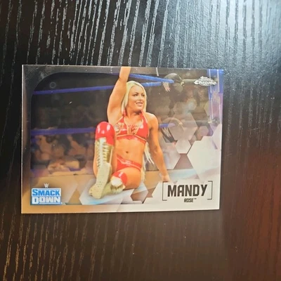 2020 Topps Chrome WWE SmackDown #42 MANDY ROSE - Image 1 of 4