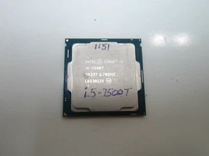 Intel Core i5-7500T 4 Cores 4 Threads 2.7GHz LGA1151 CPU - Picture 1 of 3