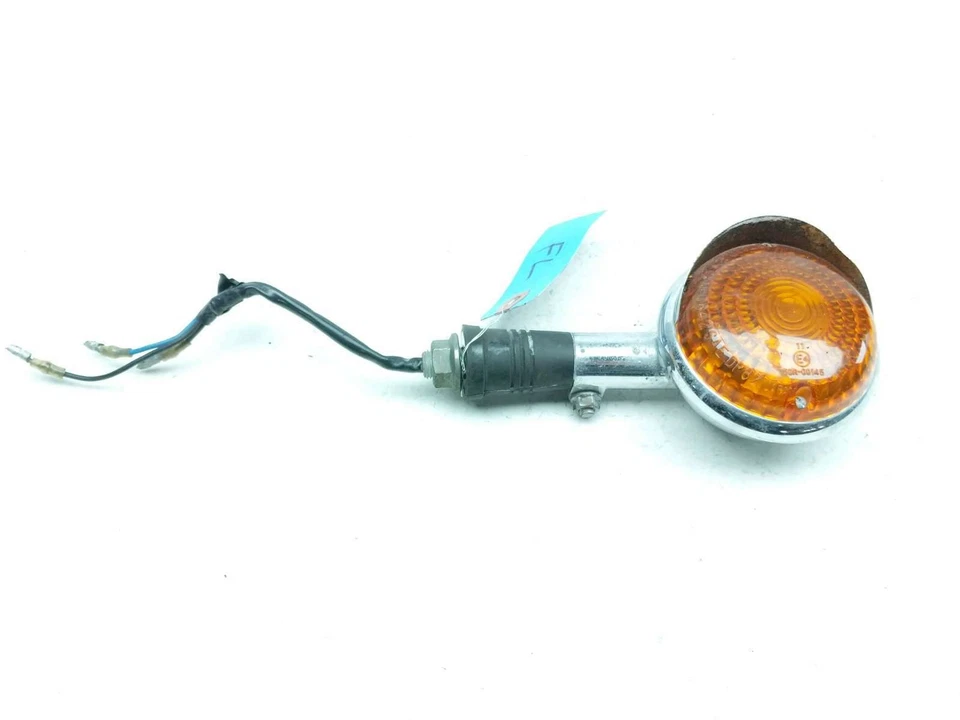 86-99 Yamaha Virago XV 1100 luz indicadora de señal de giro delantera izquierda visera cromada Foto 1 de 4