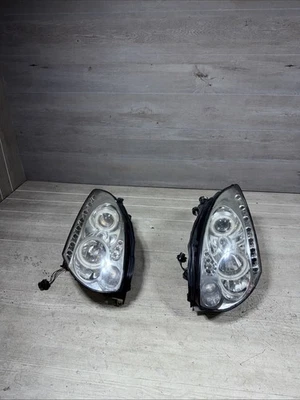 Left and Right Headlights For Infiniti G35 2003-2004 Halogen with Bulb(s) Coupe - Image 1 of 4
