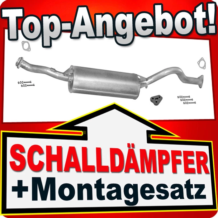 Silencieux central pour échappement MITSUBISHI PAJERO 2.8 TDI LWB 1994-2000 - Photo 1/1