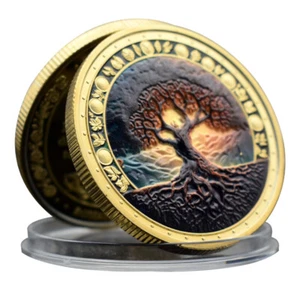 2024 New Tree of Life Commemorative Coin Zinc Alloy Metal Medal Challenge Coin - Picture 1 of 15