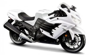 KAWASAKI Ninja ZX-14R - blanco - Maisto 1:12 - Imagen 1 de 6