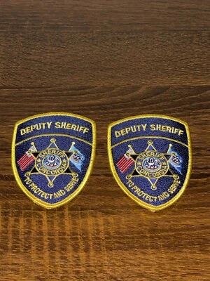 PARCHE DE POLICÍA DEL SHERIFF ADJUNTO CONCORDIA PARISH LOUISIANA para proteger y servir (2) Foto 1 de 4