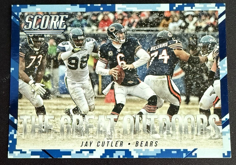 2015 Score - The Great Outdoors Blue Camo #10 Jay Cutler - Image 1 of 2