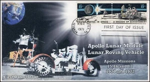 A0-1434-35-3,1971, Space Achievement, FDC, SC 1434-35, Add-on Cachet, Lunar Modu - Picture 1 of 1