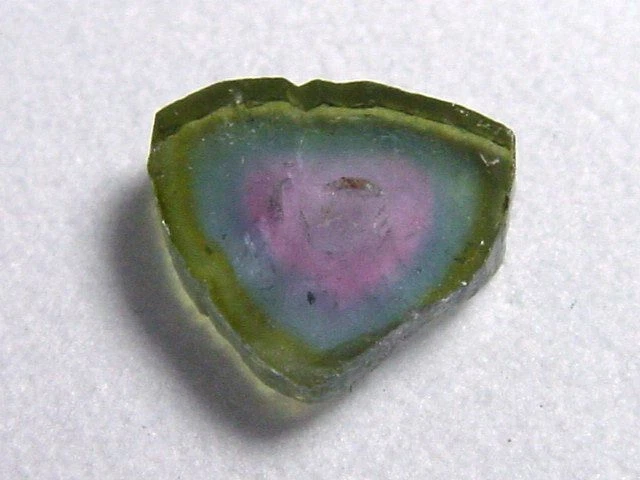 Wassermelonenturmalin 3,01 Ct. polierte Kristallscheibe Brasilien (4457t) - Bild 1 von 1