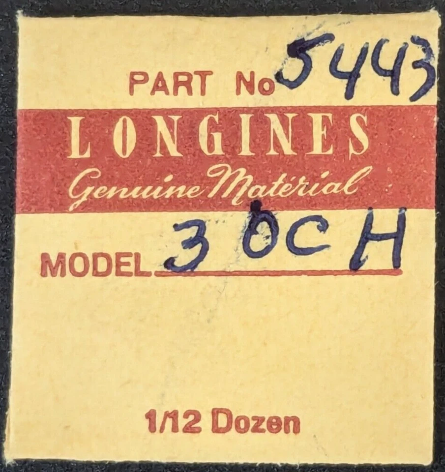 Longines 4ll Detent Screw #5443 Original 2 Screws Available