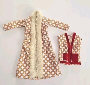 Retro Marx Pedigree SINDY Ropa Abrigo Geométrico Borde de Piel y Chaleco Borde de Terciopelo 77 - Imagen 1 de 10