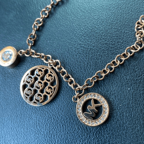 Bracciale Michael Kors Nuovo con etichette Raro Colore Oro Rosa Acciaio Inox Re