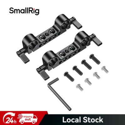 SmallRig 2PCS Dual 15mm LWS Rod Clamp Railblock Fr 15mm Rail Support System 2061 - Image 1 of 4