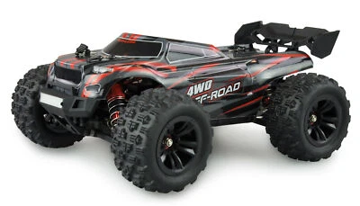 Amewi Hyper GO Truggy Brushless 4WD 1:16 RTR - Offroad Fahrzeug Schwarz Rot - Bild 1 von 4