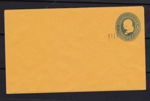 US Stamp Envelope U116a Var Type 8 Favor Surcharge Unused Entire Dark Blue - Picture 1 of 3