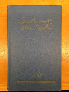 Vintage 1958 Southwest Blue Book Southern California Society Registry HC RARE - Picture 1 of 3