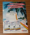 Rzadka reklama BASF dwutlenek chromu E240 L750 VCC480 Beta VHS Kasety wideo 1 1983