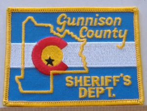 GUNNISON COUNTY SHERIFF DEPT COLORADO SHERIFF STOFFAUFNÄHER - Bild 1 von 1