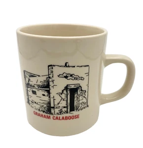 Vintage 80er Graham Caboose Keramik Kaffeebecher - Jubiläum Souvenir MO - Bild 1 von 4