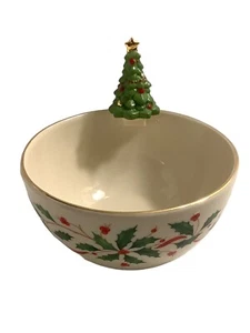 Lenox 893505 Holiday Bowl 5.5” with Christmas Tree, Boxed. - Picture 1 of 17