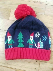 NWT HANNA ANDERSSON GNOME SWEET GNOME SWEATER KNIT POM POM HAT M 3-6 - Picture 1 of 3