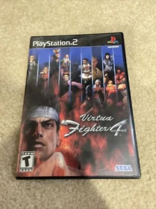 Virtua Fighter 4 (Sony PlayStation 2, 2002) Black Label komplett mit Handbuch - Bild 1 von 4
