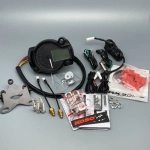 KOSO RX2N+ GP STYLE TACHOMETER SPEEDOMETER 20000 RPM SCHWARZ - Bild 1 von 4