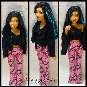 Conjunto de esposa de la mafia hecho para mi mejor amiga de la moda Barbie. - Imagen 1 de 1