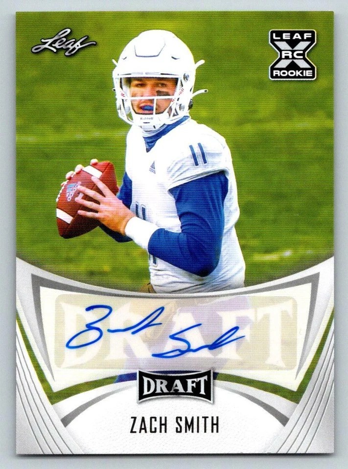 2021 Leaf Draft AUTO #BAZS1 Zach Smith (ref 210395) - Image 1 of 2