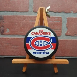 Montreal Canadiens Official Game Hockey Puck Trench John Ziegler VG Condition - Picture 1 of 5