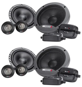 (2) Pairs MB QUART FSB216 6.5" 280 Watt Car Audio Component Speakers - Picture 1 of 2