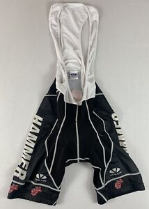 Voler Cycling Bib Shorts Riding Jersey Hammer Nutrition Black/White Medium USA