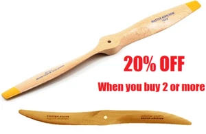 Wooden Model Airplane Propeller RC Model Plane Wood Series Master Airscrew New - Picture 1 of 18