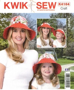 Visera y corona desmontable Kwik Sew K4164 Misses & Girls talla XS-L patrón sin cortar - Imagen 1 de 4