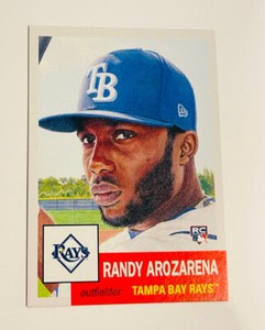 2020 Topps Living Set #353 RANDY AROZARENA RC Tampa Bay Rays Rookie Card