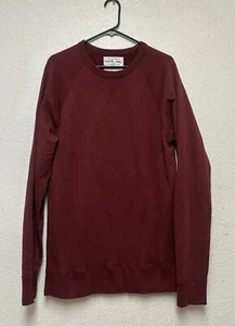 Pistol Lake Men’s Burgundy Crew Neck Sweatshirt Sz M - Picture 1 of 7